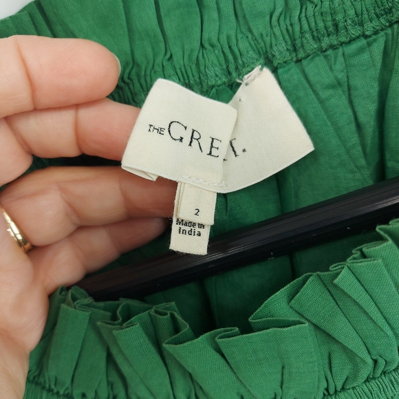The Great - The Prim Top in Bright Moss Size Medium - Picture 4 of 9